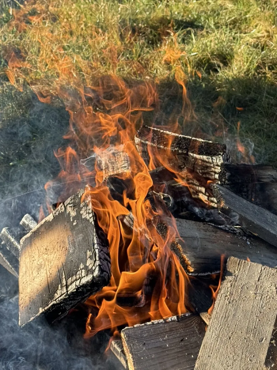 Feuer in der Feuerschale